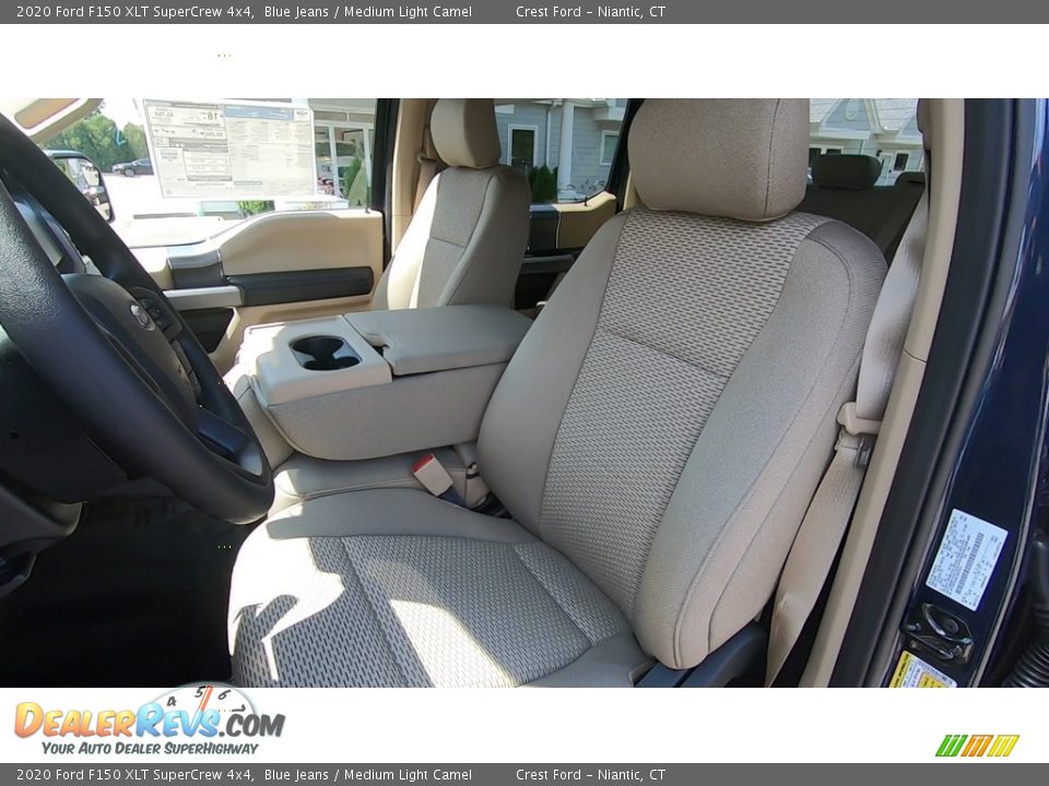 2020 Ford F150 XLT SuperCrew 4x4 Blue Jeans / Medium Light Camel Photo #11