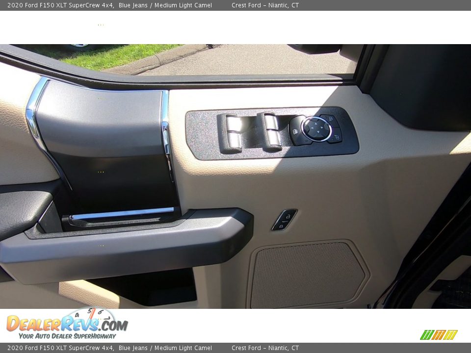 2020 Ford F150 XLT SuperCrew 4x4 Blue Jeans / Medium Light Camel Photo #12