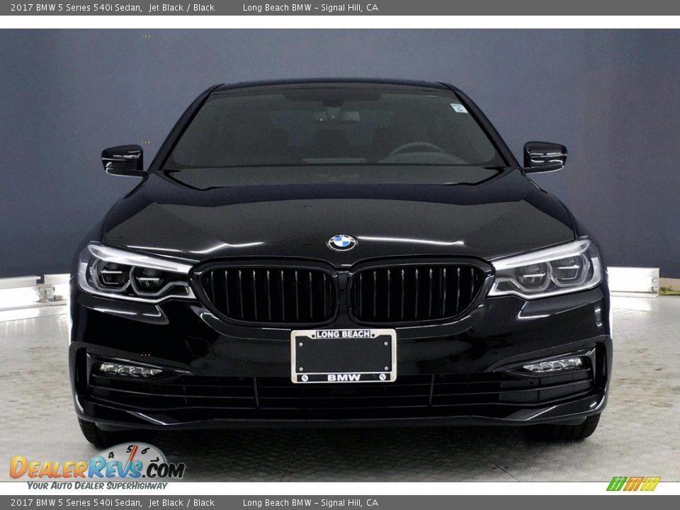 2017 BMW 5 Series 540i Sedan Jet Black / Black Photo #2