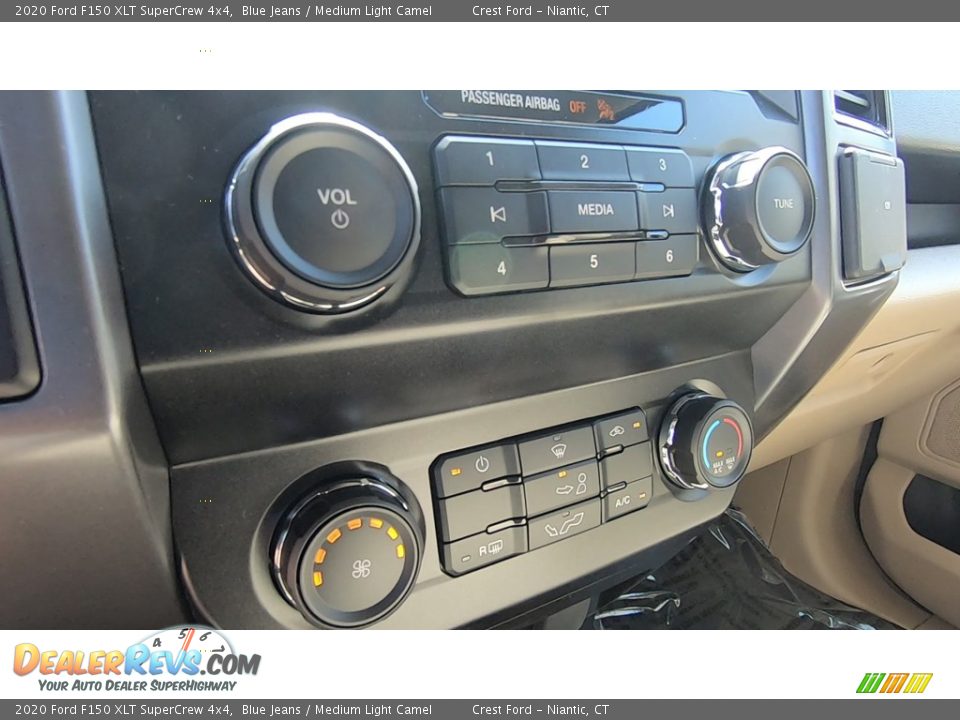 2020 Ford F150 XLT SuperCrew 4x4 Blue Jeans / Medium Light Camel Photo #15
