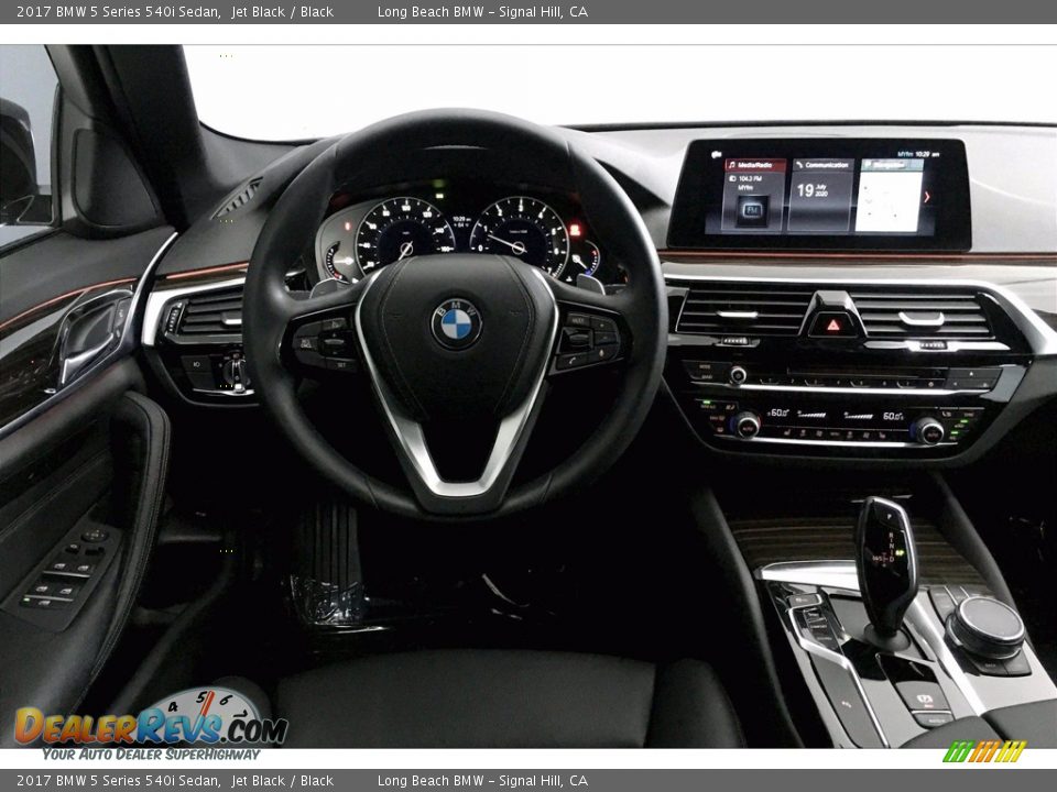 2017 BMW 5 Series 540i Sedan Jet Black / Black Photo #4
