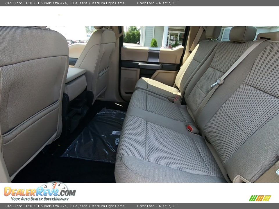2020 Ford F150 XLT SuperCrew 4x4 Blue Jeans / Medium Light Camel Photo #17
