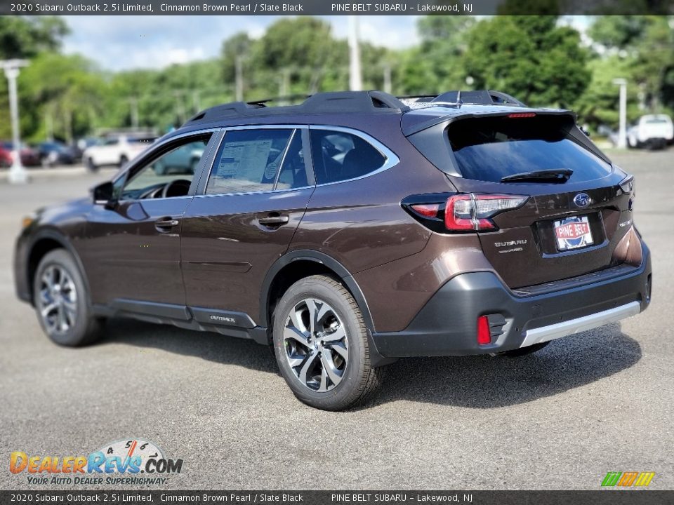 2020 Subaru Outback 2.5i Limited Cinnamon Brown Pearl / Slate Black Photo #6