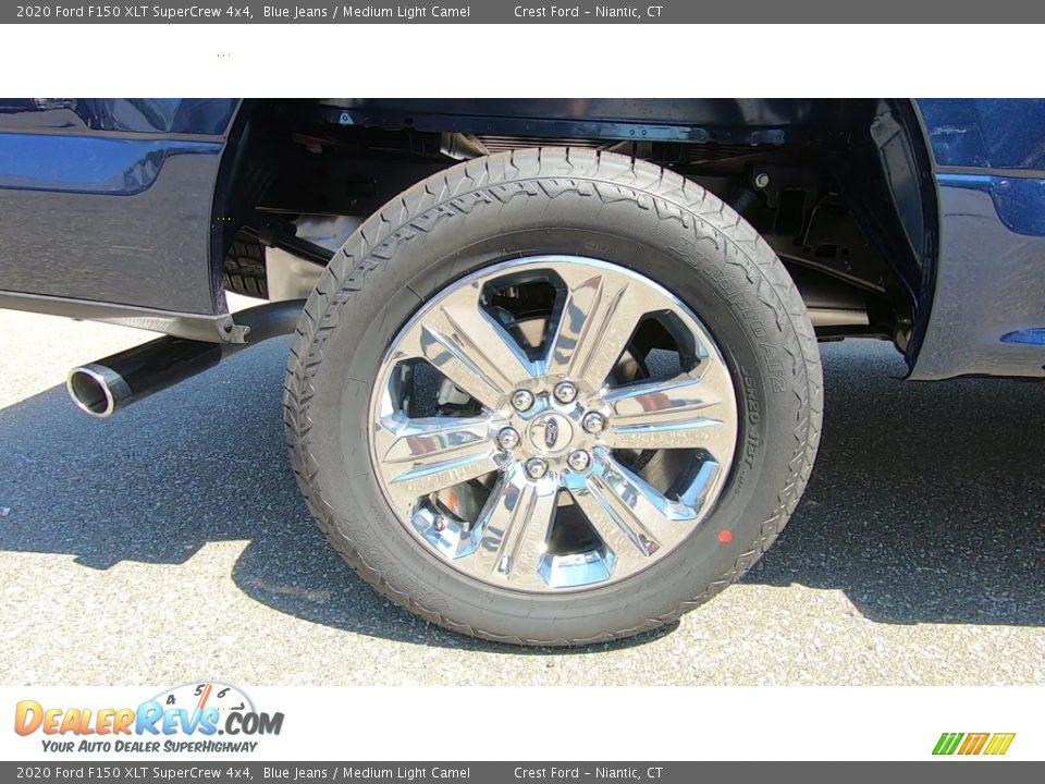 2020 Ford F150 XLT SuperCrew 4x4 Blue Jeans / Medium Light Camel Photo #21