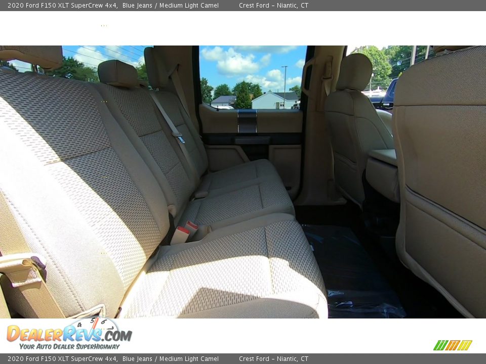 2020 Ford F150 XLT SuperCrew 4x4 Blue Jeans / Medium Light Camel Photo #22