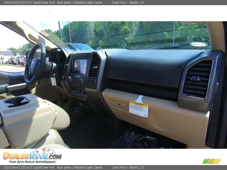 2020 Ford F150 XLT SuperCrew 4x4 Blue Jeans / Medium Light Camel Photo #24