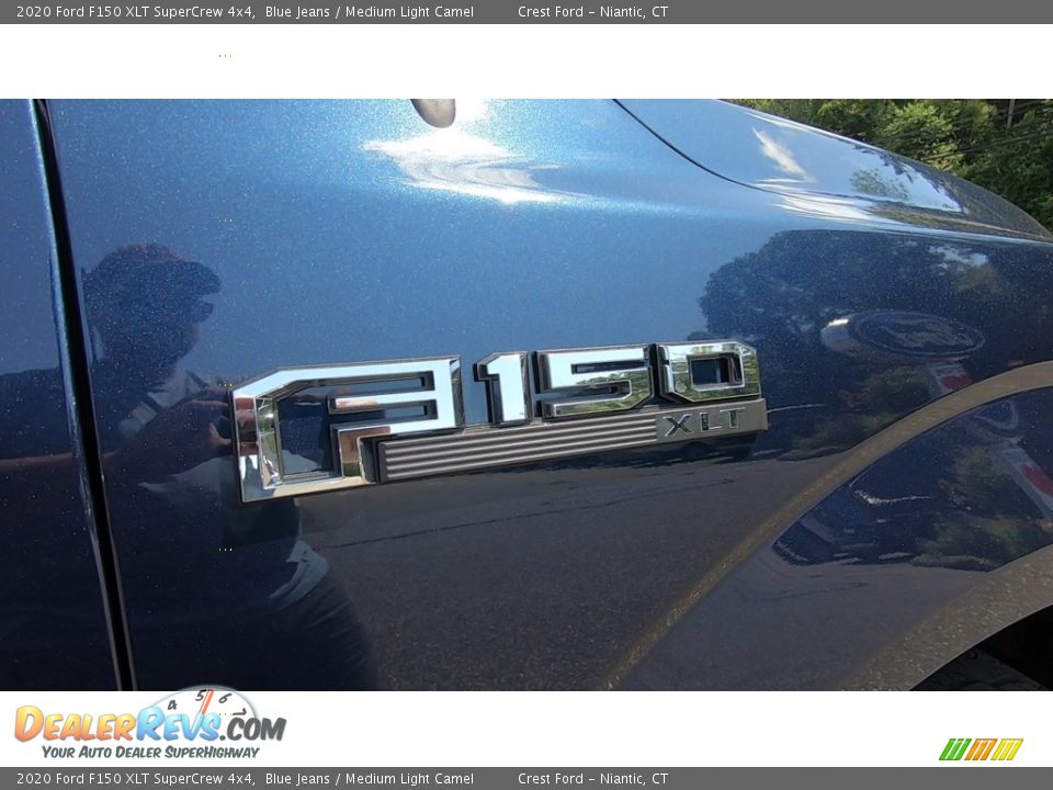 2020 Ford F150 XLT SuperCrew 4x4 Blue Jeans / Medium Light Camel Photo #25