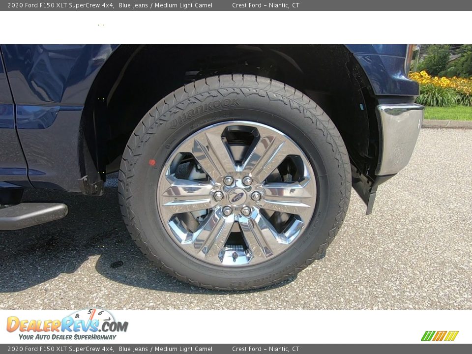 2020 Ford F150 XLT SuperCrew 4x4 Blue Jeans / Medium Light Camel Photo #26
