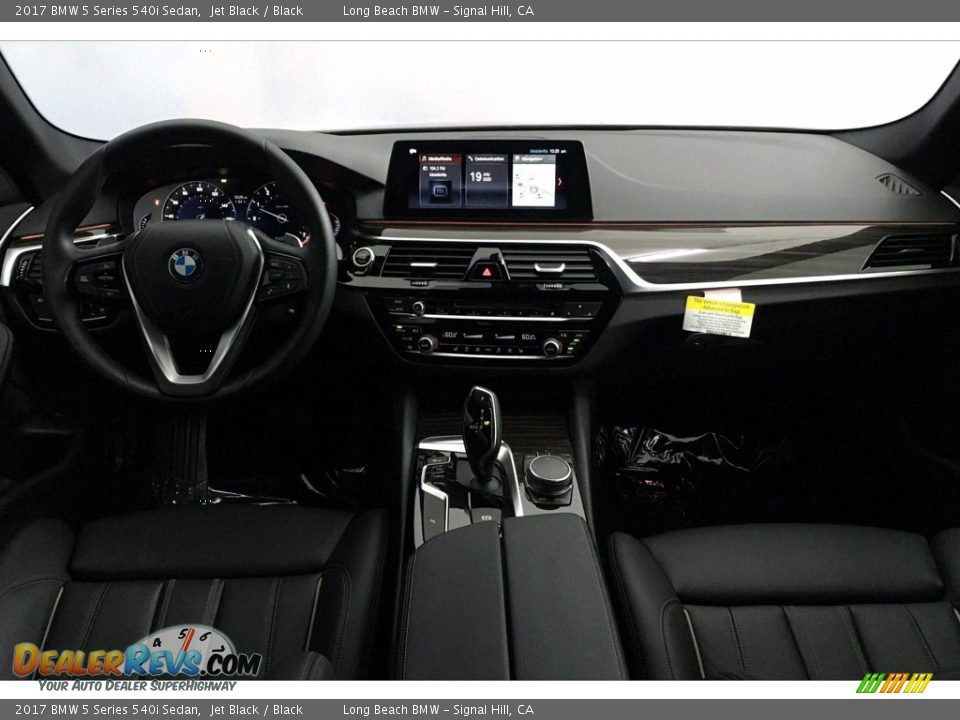 2017 BMW 5 Series 540i Sedan Jet Black / Black Photo #15