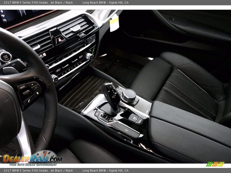 2017 BMW 5 Series 540i Sedan Jet Black / Black Photo #16