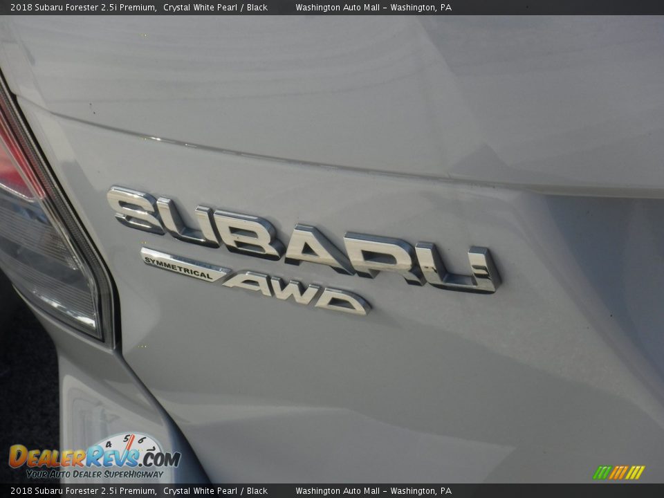 2018 Subaru Forester 2.5i Premium Crystal White Pearl / Black Photo #16