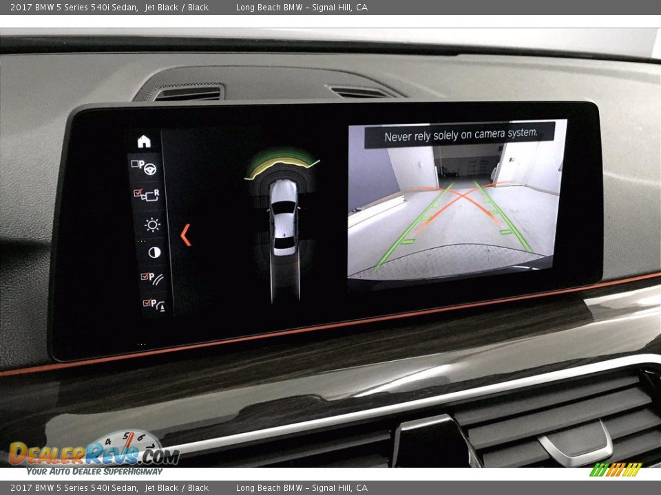 2017 BMW 5 Series 540i Sedan Jet Black / Black Photo #17
