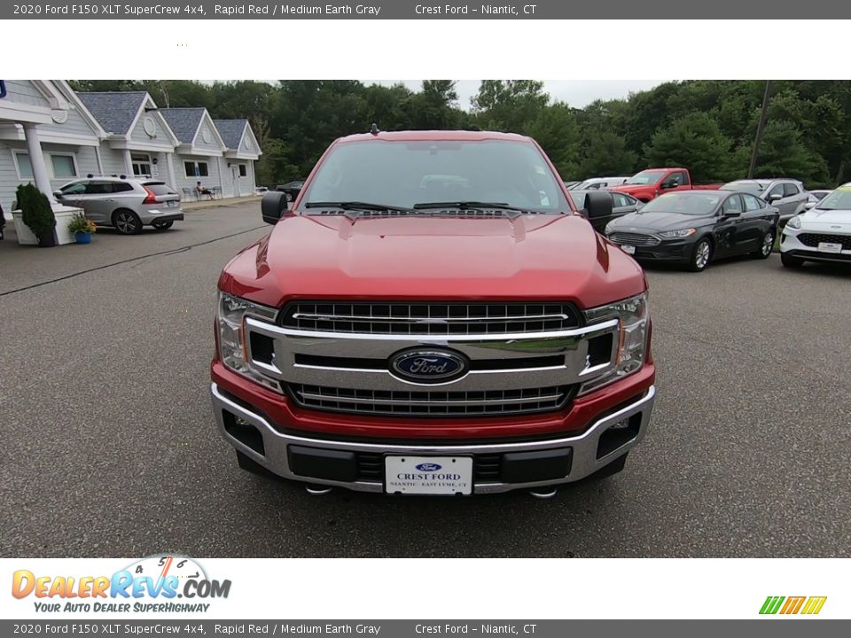 2020 Ford F150 XLT SuperCrew 4x4 Rapid Red / Medium Earth Gray Photo #2