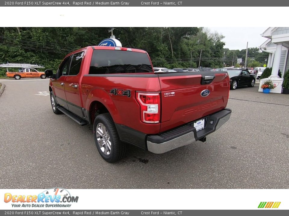 2020 Ford F150 XLT SuperCrew 4x4 Rapid Red / Medium Earth Gray Photo #5