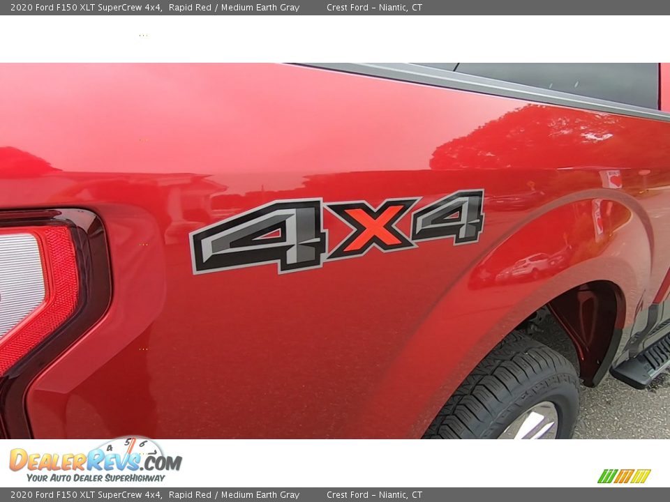 2020 Ford F150 XLT SuperCrew 4x4 Rapid Red / Medium Earth Gray Photo #9