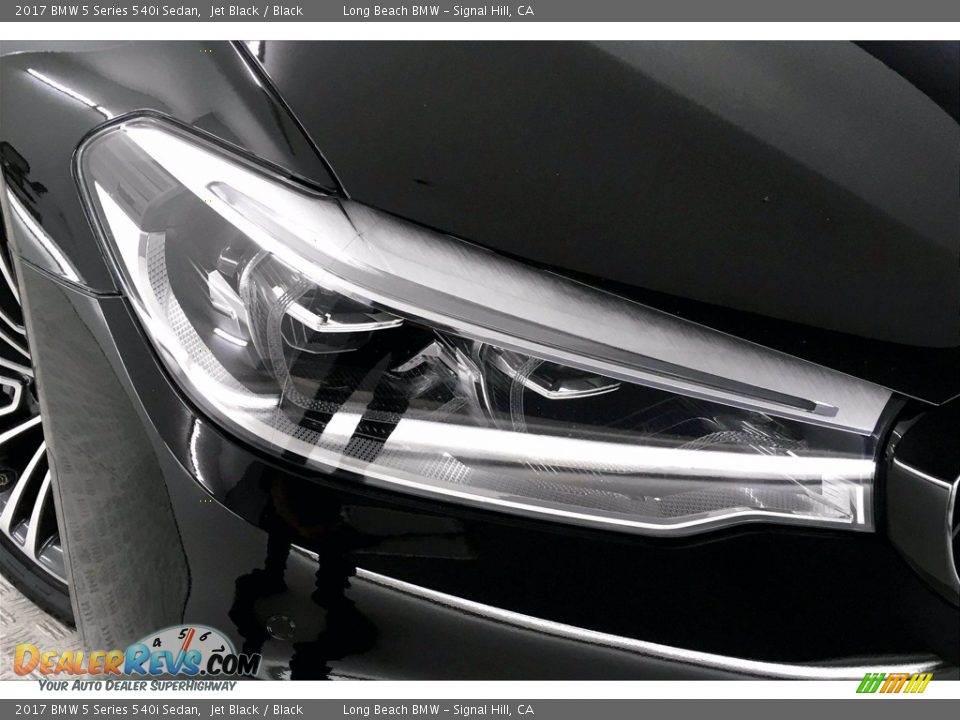 2017 BMW 5 Series 540i Sedan Jet Black / Black Photo #26