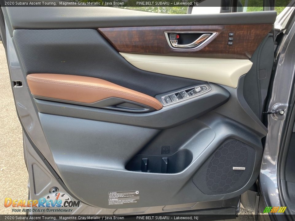 2020 Subaru Ascent Touring Magnetite Gray Metallic / Java Brown Photo #9