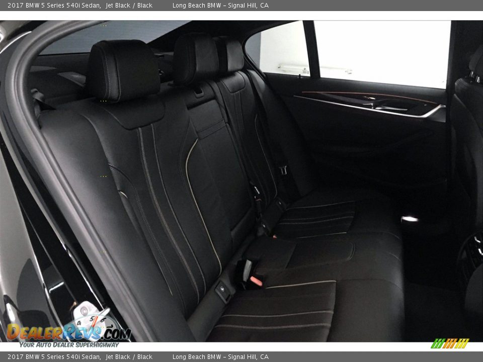 2017 BMW 5 Series 540i Sedan Jet Black / Black Photo #29