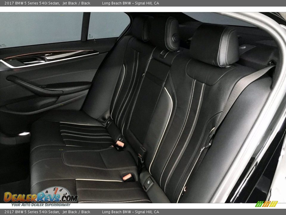 2017 BMW 5 Series 540i Sedan Jet Black / Black Photo #30