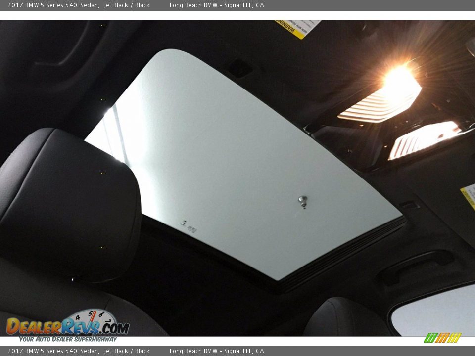 2017 BMW 5 Series 540i Sedan Jet Black / Black Photo #31