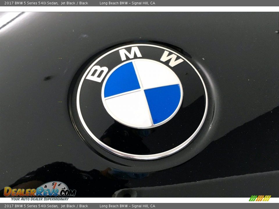 2017 BMW 5 Series 540i Sedan Jet Black / Black Photo #33