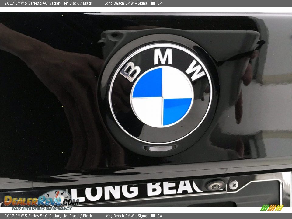2017 BMW 5 Series 540i Sedan Jet Black / Black Photo #34