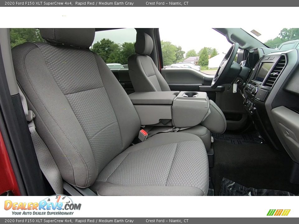 2020 Ford F150 XLT SuperCrew 4x4 Rapid Red / Medium Earth Gray Photo #23