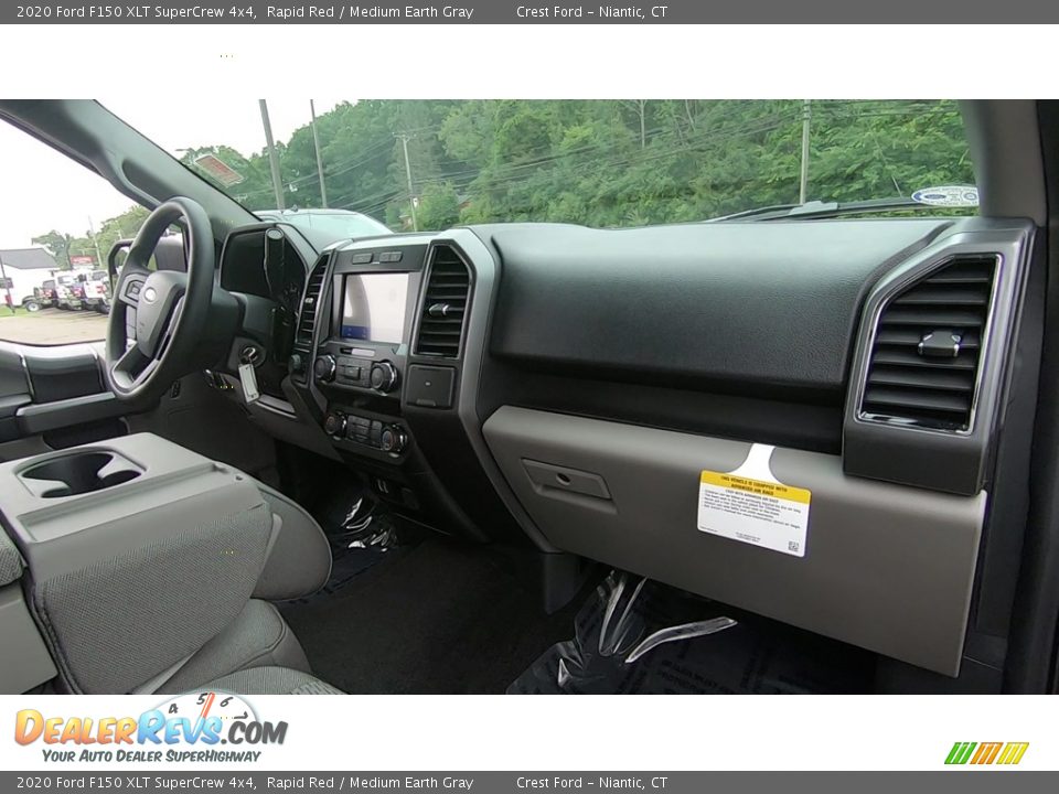 2020 Ford F150 XLT SuperCrew 4x4 Rapid Red / Medium Earth Gray Photo #24