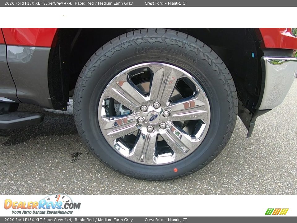 2020 Ford F150 XLT SuperCrew 4x4 Rapid Red / Medium Earth Gray Photo #26