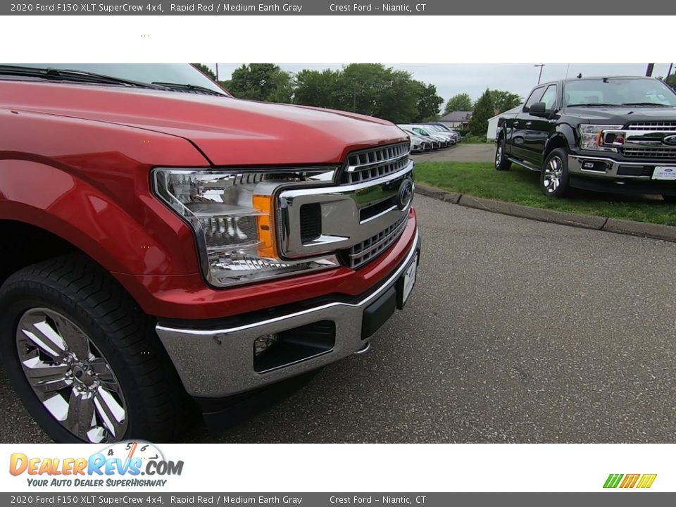 2020 Ford F150 XLT SuperCrew 4x4 Rapid Red / Medium Earth Gray Photo #27