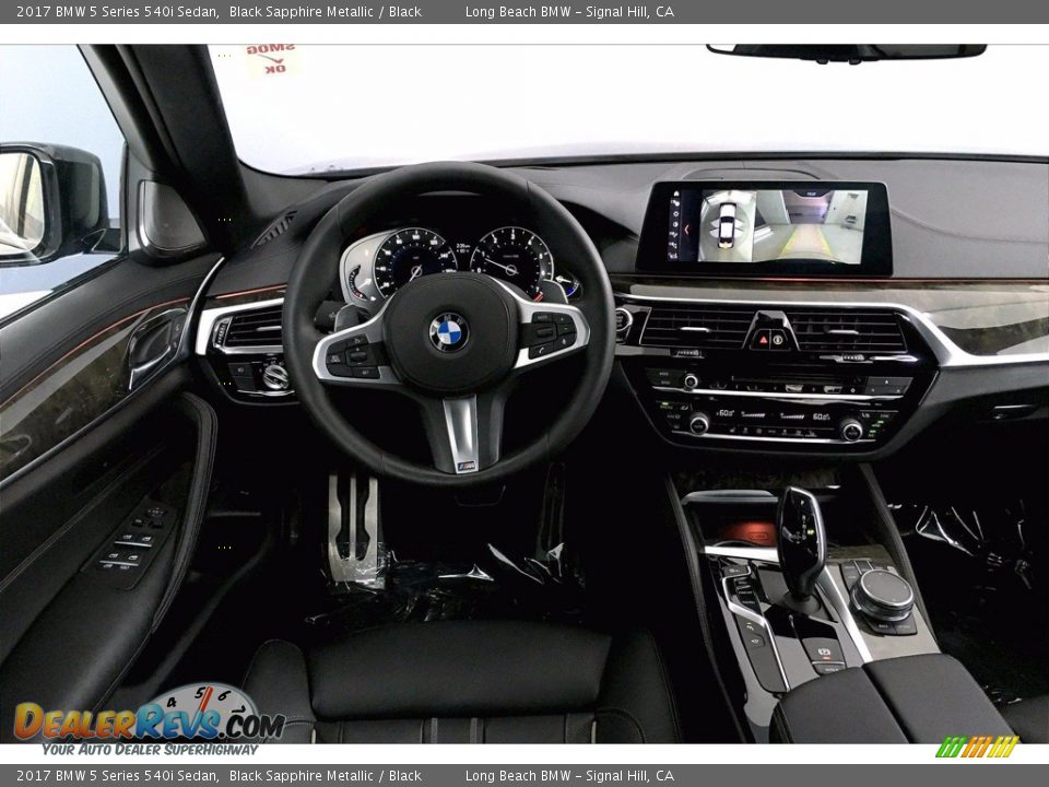 2017 BMW 5 Series 540i Sedan Black Sapphire Metallic / Black Photo #4