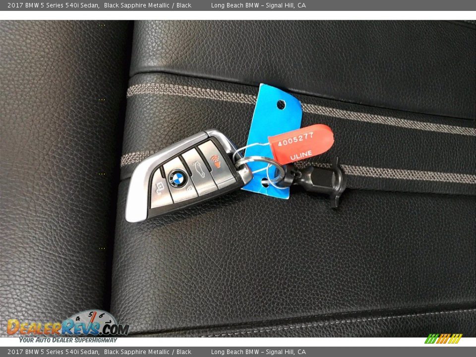 2017 BMW 5 Series 540i Sedan Black Sapphire Metallic / Black Photo #11