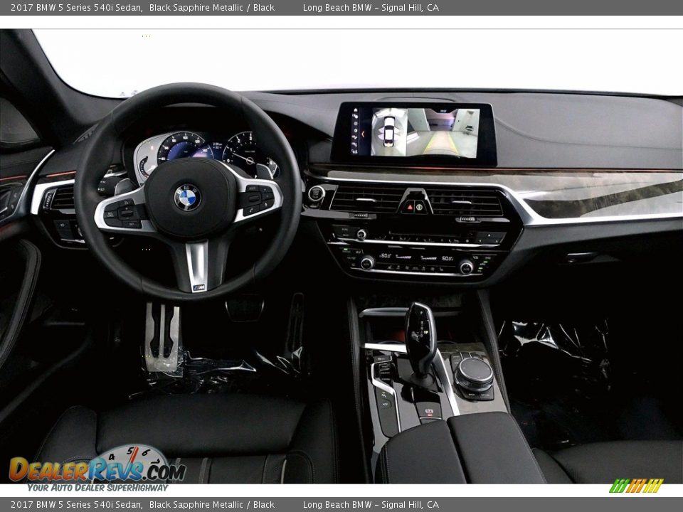 2017 BMW 5 Series 540i Sedan Black Sapphire Metallic / Black Photo #15