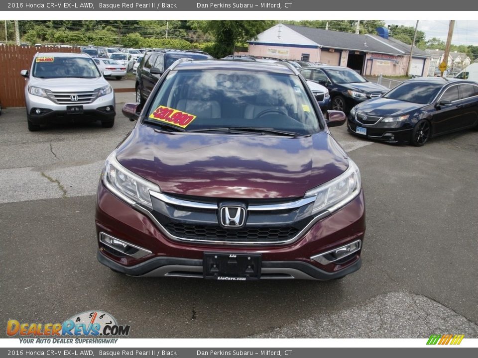 2016 Honda CR-V EX-L AWD Basque Red Pearl II / Black Photo #2