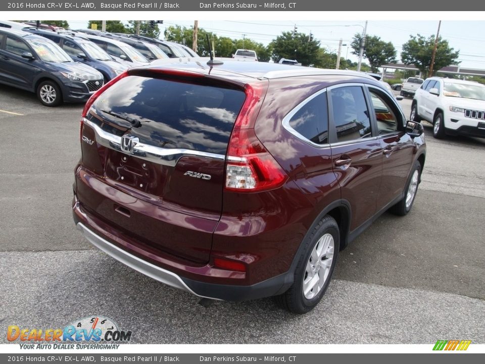 2016 Honda CR-V EX-L AWD Basque Red Pearl II / Black Photo #5