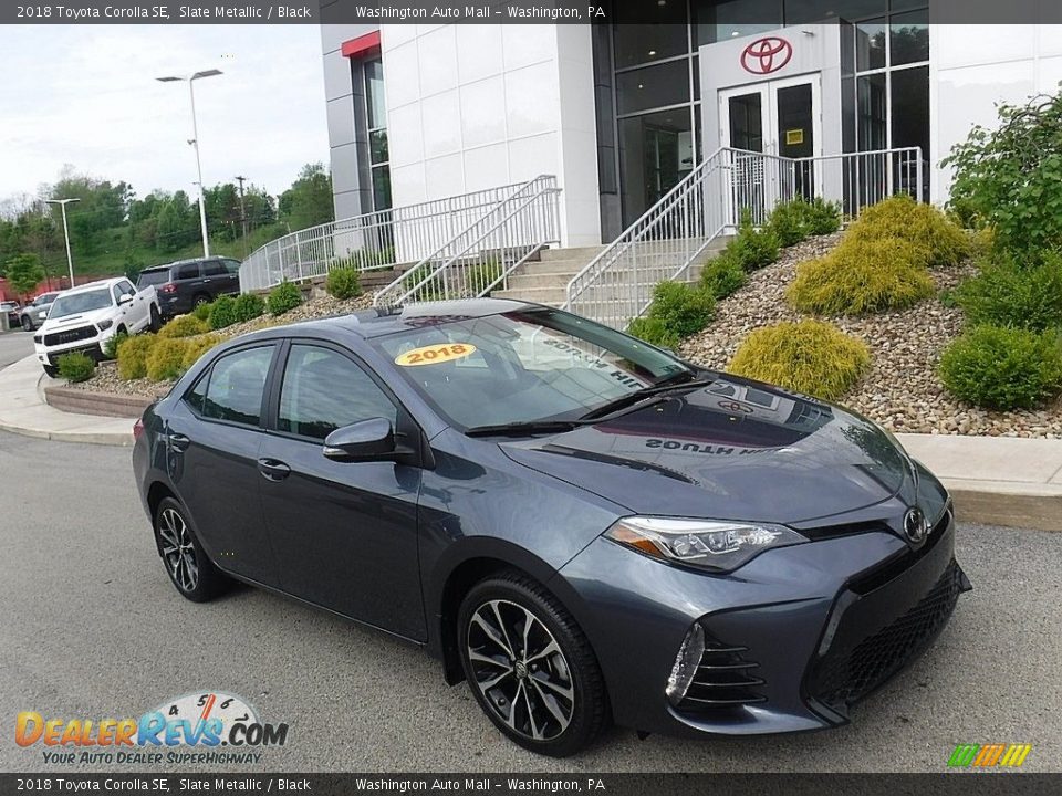 2018 Toyota Corolla SE Slate Metallic / Black Photo #1