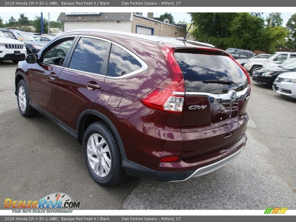 2016 Honda CR-V EX-L AWD Basque Red Pearl II / Black Photo #7