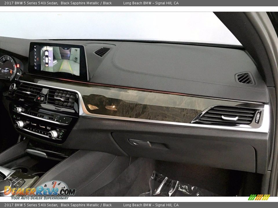 2017 BMW 5 Series 540i Sedan Black Sapphire Metallic / Black Photo #22