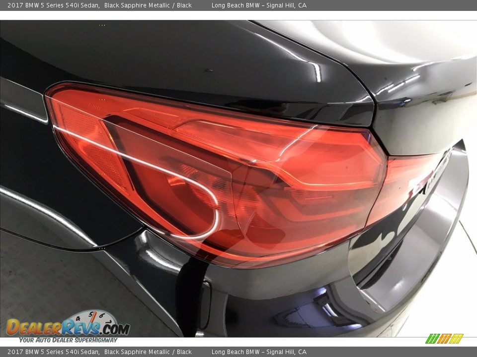 2017 BMW 5 Series 540i Sedan Black Sapphire Metallic / Black Photo #27