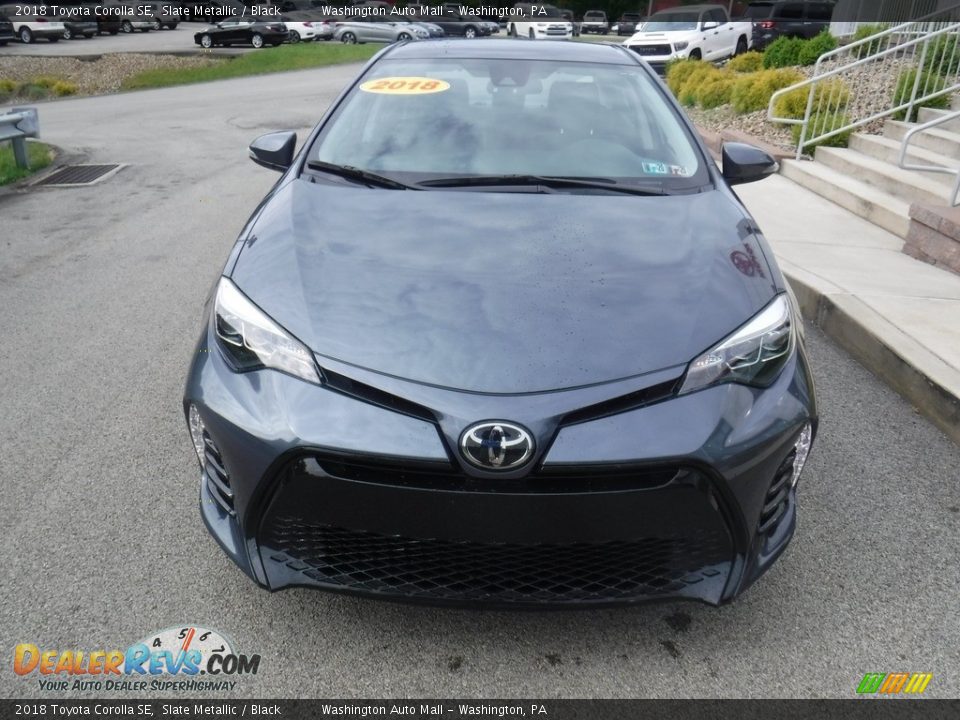 2018 Toyota Corolla SE Slate Metallic / Black Photo #9