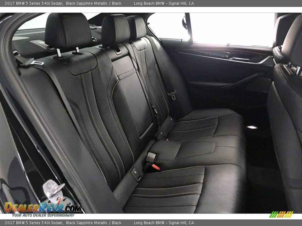 2017 BMW 5 Series 540i Sedan Black Sapphire Metallic / Black Photo #29