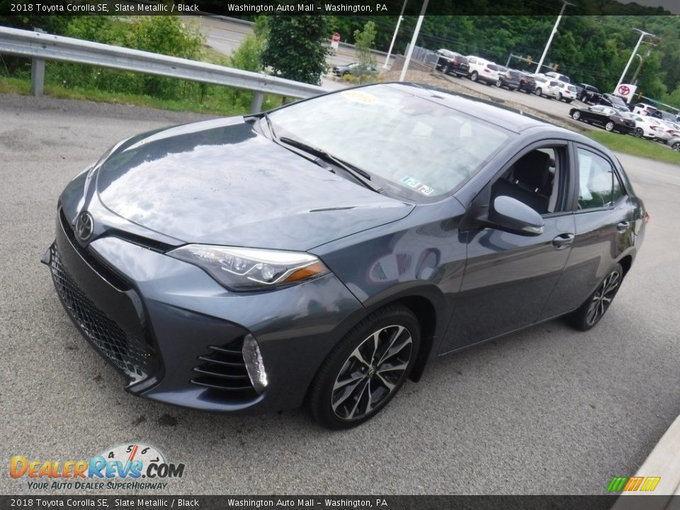 2018 Toyota Corolla SE Slate Metallic / Black Photo #10