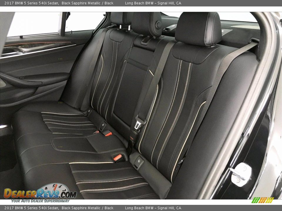 2017 BMW 5 Series 540i Sedan Black Sapphire Metallic / Black Photo #30