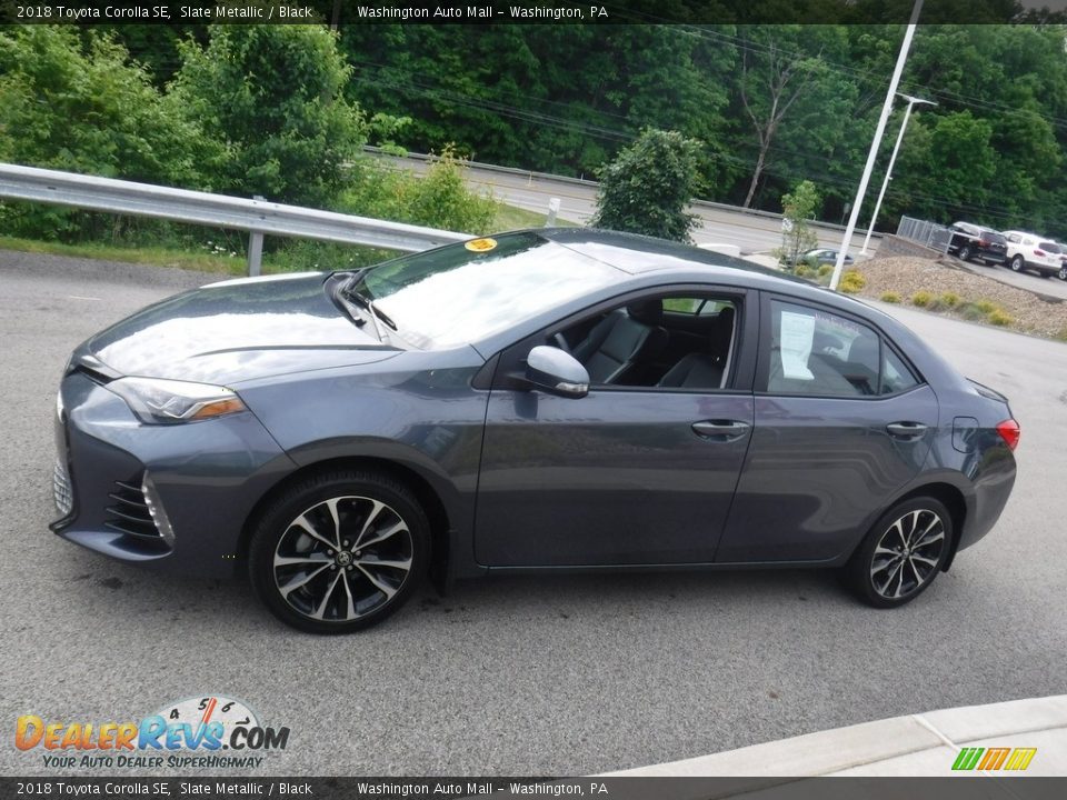 2018 Toyota Corolla SE Slate Metallic / Black Photo #11