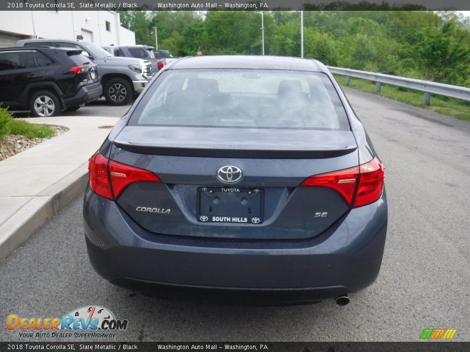 2018 Toyota Corolla SE Slate Metallic / Black Photo #12