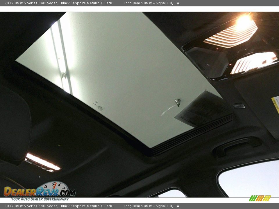 2017 BMW 5 Series 540i Sedan Black Sapphire Metallic / Black Photo #31