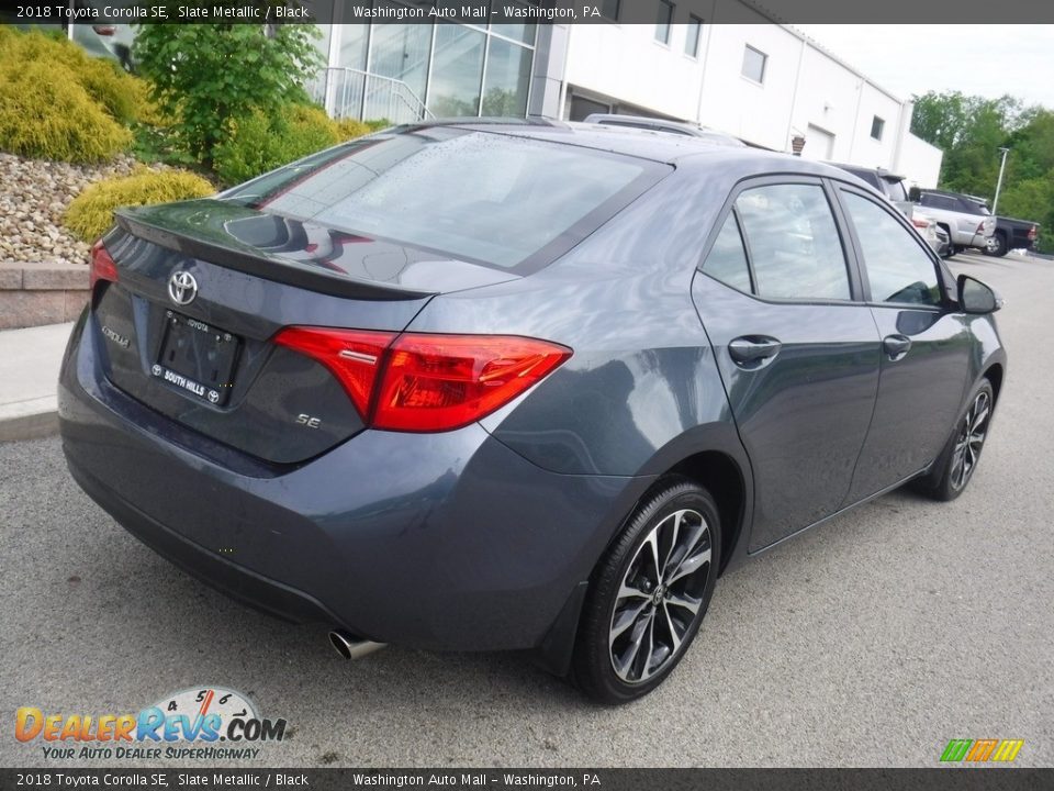 2018 Toyota Corolla SE Slate Metallic / Black Photo #13