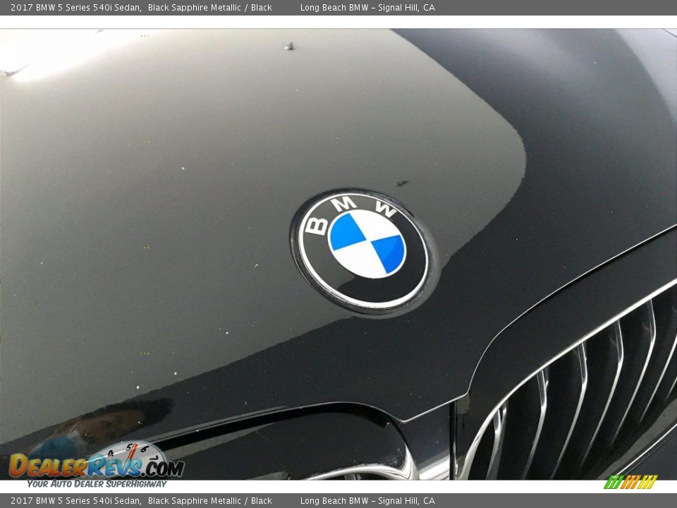 2017 BMW 5 Series 540i Sedan Black Sapphire Metallic / Black Photo #33