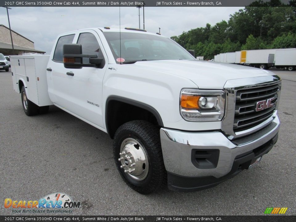 2017 GMC Sierra 3500HD Crew Cab 4x4 Summit White / Dark Ash/Jet Black Photo #5