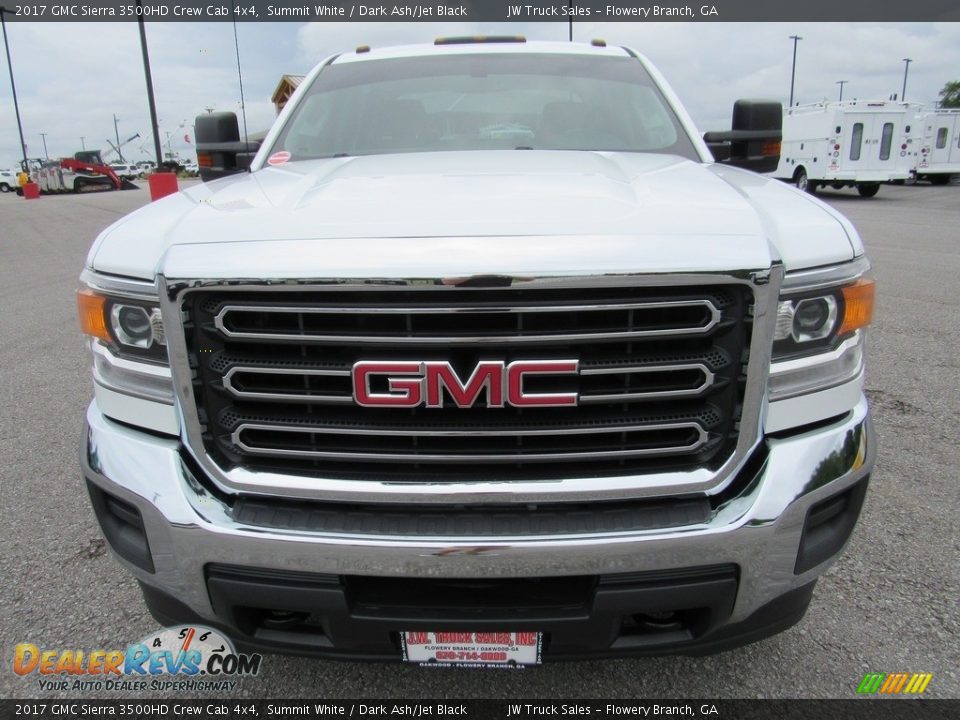 2017 GMC Sierra 3500HD Crew Cab 4x4 Summit White / Dark Ash/Jet Black Photo #6